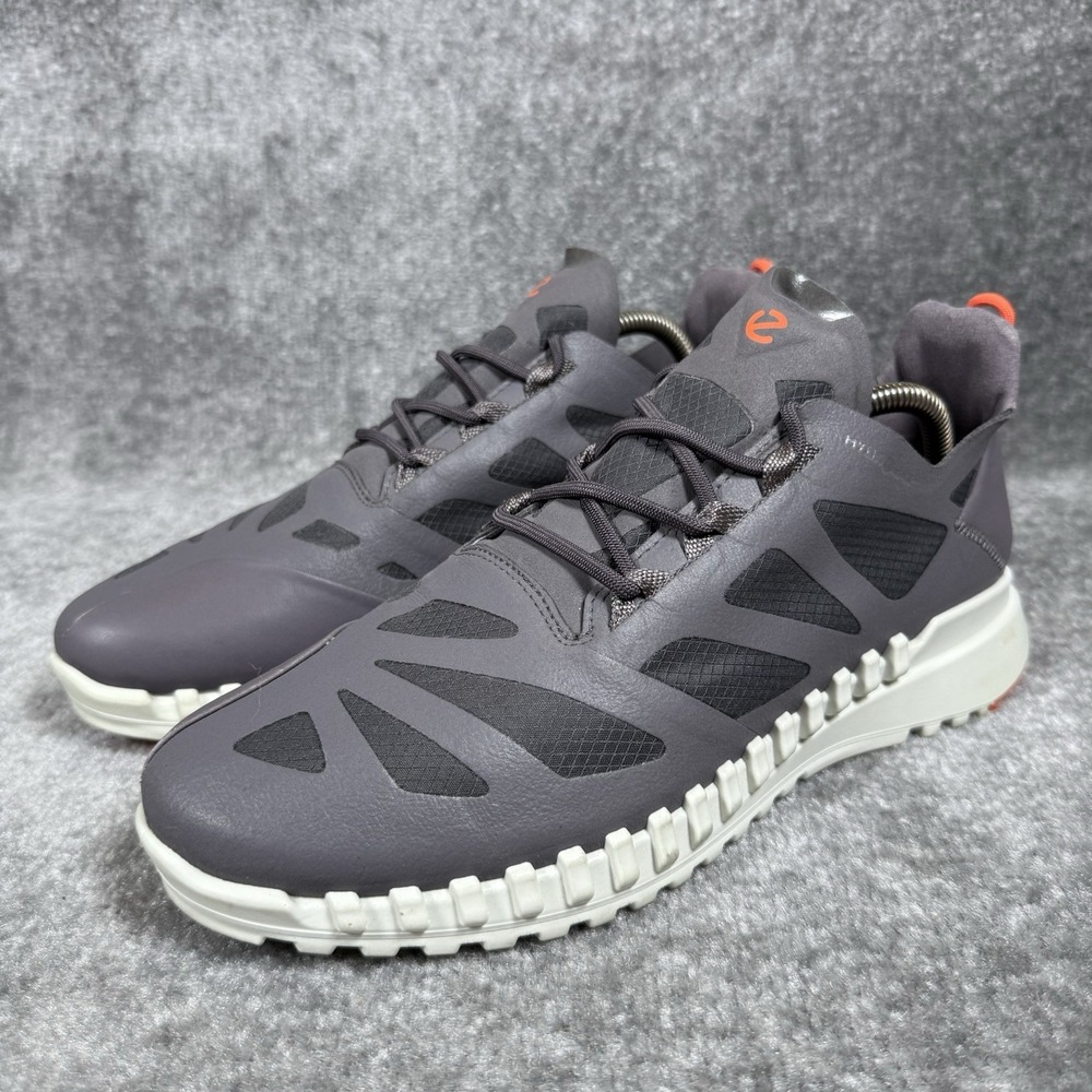 ECCO Shoes Women's 10-10.5 US 41Eu Gray Zipflex Breathru Hydromax Lace Up